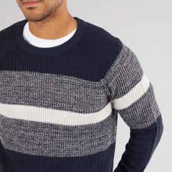 Online Herre Adam Block Crew Neck Jumper Navy Blazer Trøjer Og Cardigans·Trøjer