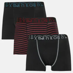 Outlet Herre Akiro Tre Pak Underbukser Garnfarvede Striber/Sort/Sort Multipakker·Undertøj|Undertøj, Sokker Og Nattøj·Boxer Shorts