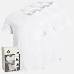 Sale Herre Aktiv Kerne Bomuld Tre Pak V-Hals T-shirts T-Shirts Og Undertrøjer|T-Shirts, Poloer Og Skjorter·Multipakker