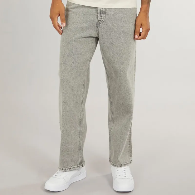 New Herre Alex SQ 053 Baggy Fit Jeans Grå Vask Jeans Og Bukser·Jeans
