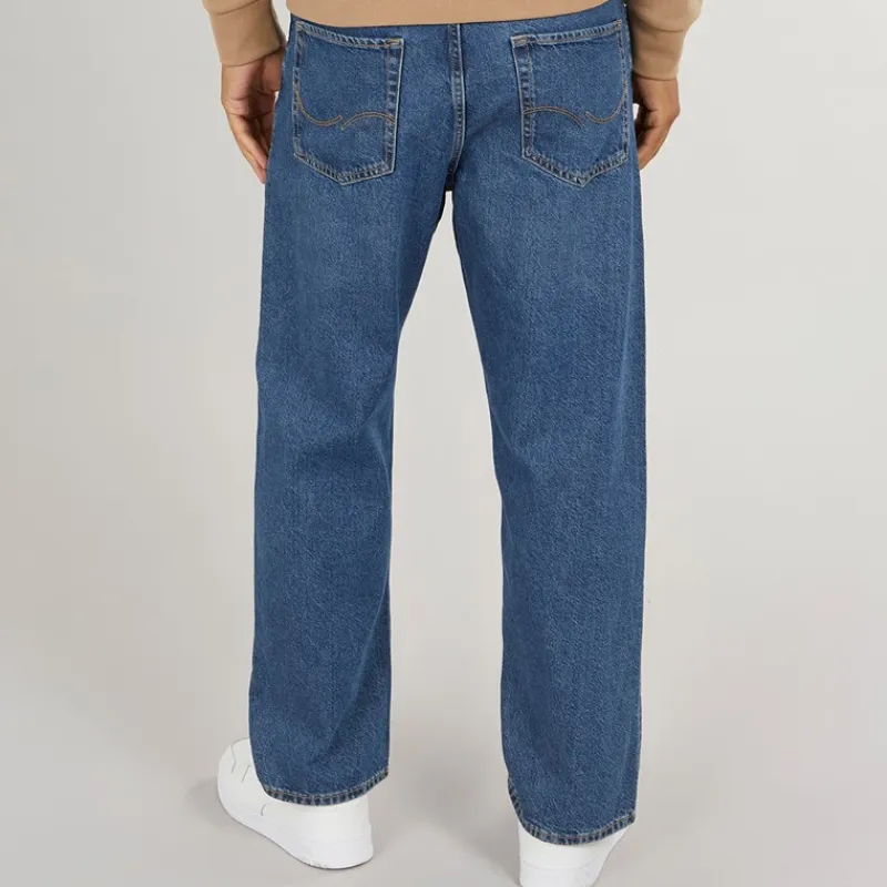Outlet Herre Alex SQ 741 Baggy Fit Jeans Mellemblå Jeans Og Bukser·Jeans