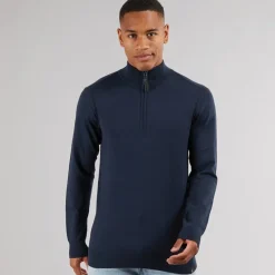 New Herre Ancona Jumper Navy Trøjer Og Cardigans·Trøjer