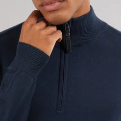 New Herre Ancona Jumper Navy Trøjer Og Cardigans·Trøjer