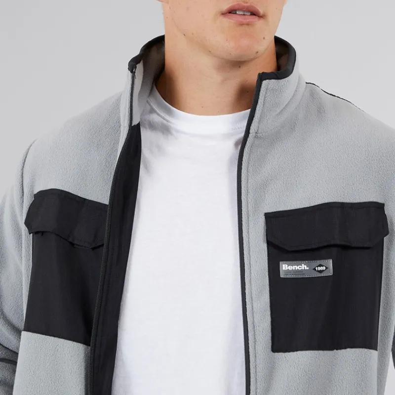 Best Herre Anders Funnel Neck Fleece Circular Grå Hættetrøjer Og Sweatshirts·Fleecetøj|Træningsdragter Og Joggingbukser·Fleecetøj