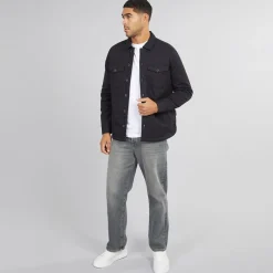 Discount Herre Arbejdsmand Borg Overshirt Marine T-Shirts, Poloer Og Skjorter·Skjorter|Jakker Og Frakker·Jakker Og Frakker