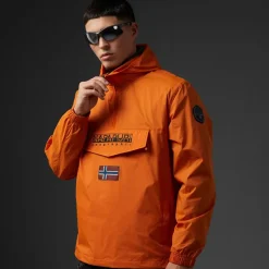 Sale Herre Arper Lite Anorak Pumpkin Udendørs|Jakker Og Frakker