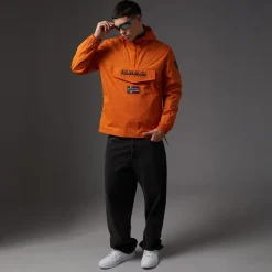 Sale Herre Arper Lite Anorak Pumpkin Udendørs|Jakker Og Frakker
