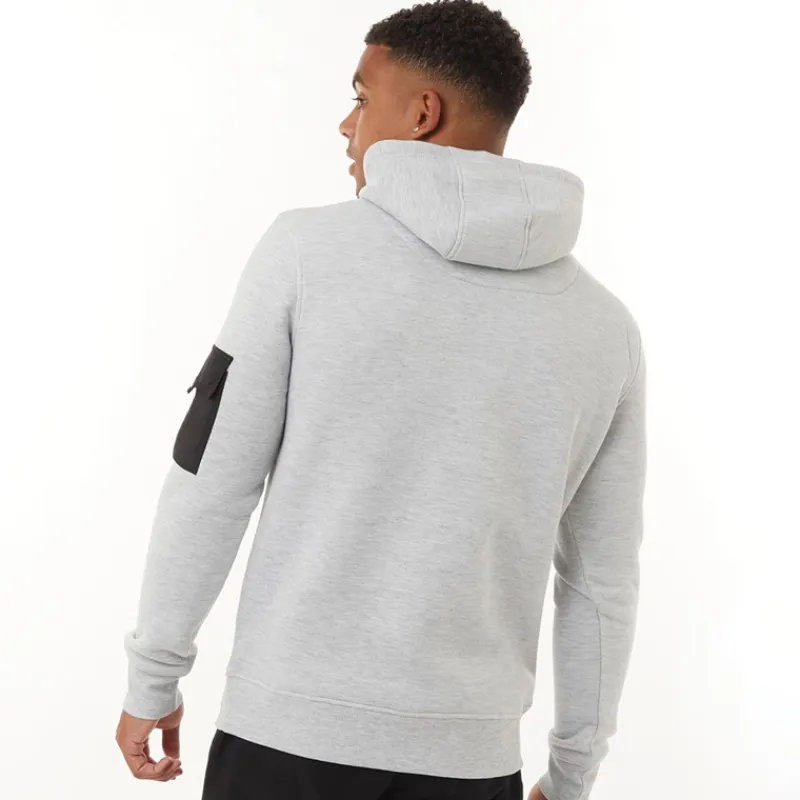 Hot Herre Array Hoodie Lysegrå Melange Hættetrøjer Og Sweatshirts·Hættetrøjer