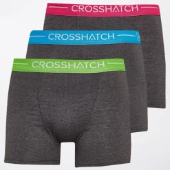 Discount Herre Astral Tre Pak Boxer Shorts Charcoal Marl Multipakker·Undertøj|Undertøj, Sokker Og Nattøj·Boxer Shorts