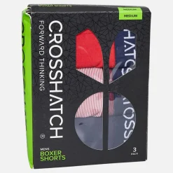 Online Herre Avocet Tre Pak Boxer Shorts Rød Multipakker·Undertøj|Undertøj, Sokker Og Nattøj·Boxer Shorts