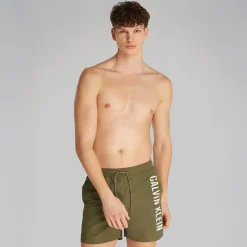 Hot Herre Badeshorts Brændt Oliven Shorts Og Badetøj·Shorts