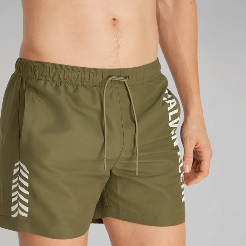 Hot Herre Badeshorts Brændt Oliven Shorts Og Badetøj·Shorts