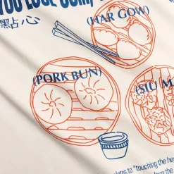 Discount Herre Baine Dim Sum T-shirt Off White T-Shirts, Poloer Og Skjorter·T-Shirts Og Undertrøjer