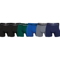 Outlet Herre Bambus Boxers med seks pakning Multifarvet Multipakker·Undertøj|Undertøj, Sokker Og Nattøj·Boxer Shorts