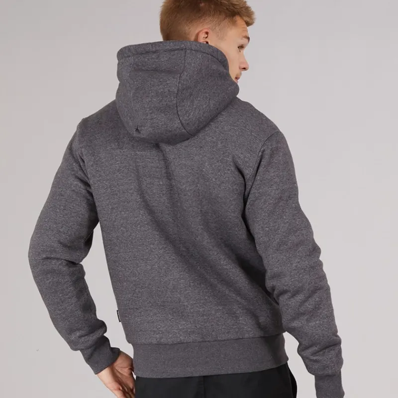 Outlet Herre Baraz Borg Foret Hættetrøje Mørkegrå Melering Hættetrøjer Og Sweatshirts·Hættetrøjer
