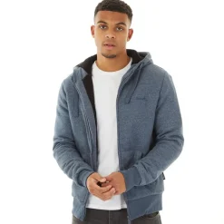 Outlet Herre Baraz Hoodie Marine Melange Hættetrøjer Og Sweatshirts·Hættetrøjer