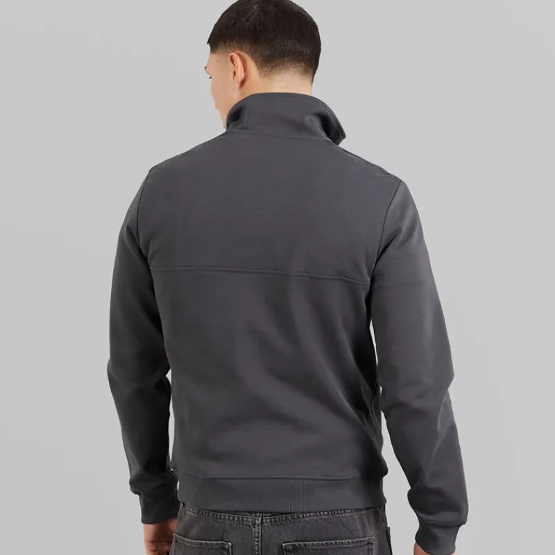 Online Herre Bastien 1/2 Lynlås Sweatshirt Dark Grey Solid Udendørs|Hættetrøjer Og Sweatshirts·Sweatshirts