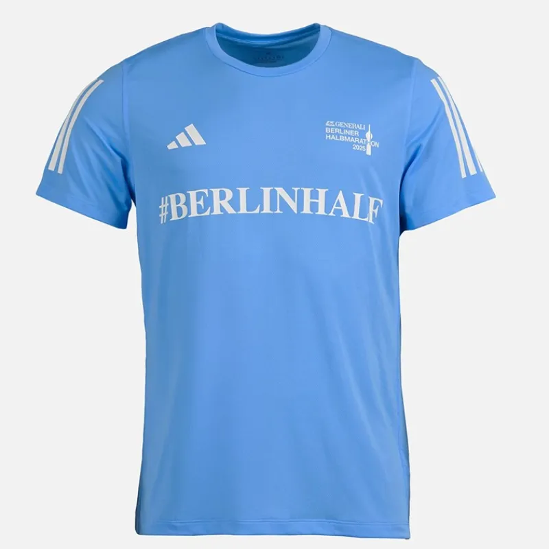 Hot Herre Berlin Halv Marathon Løbe Top Blue Burst Træning|T-Shirts Og Undertrøjer