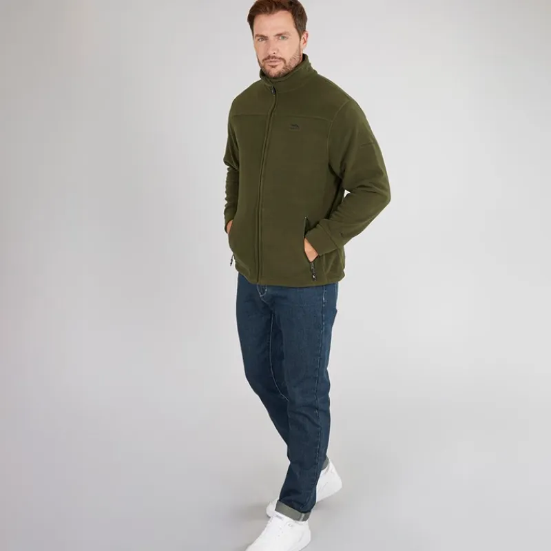 Clearance Herre Bernal Fuld Lynlås Fleece Jakke Mørk Vinstok Udendørs|Jakker Og Frakker