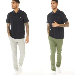 Clearance Herre Bolton Dean AKM Chino Bukser 2-pak Ghost Grå/Oliven Nat Jeans Og Bukser·Bukser