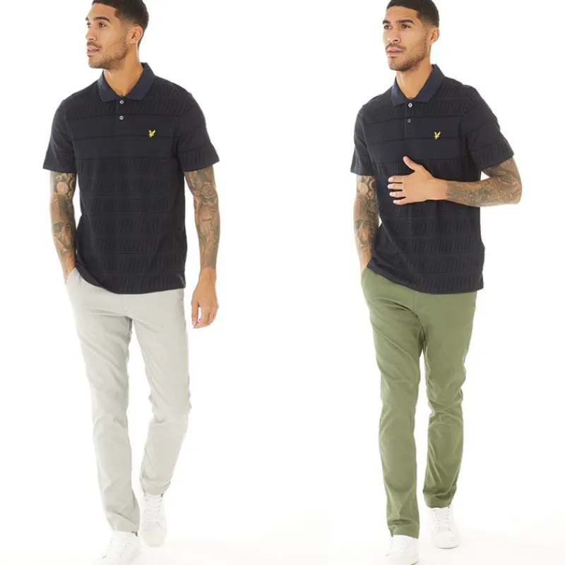 Clearance Herre Bolton Dean AKM Chino Bukser 2-pak Ghost Grå/Oliven Nat Jeans Og Bukser·Bukser