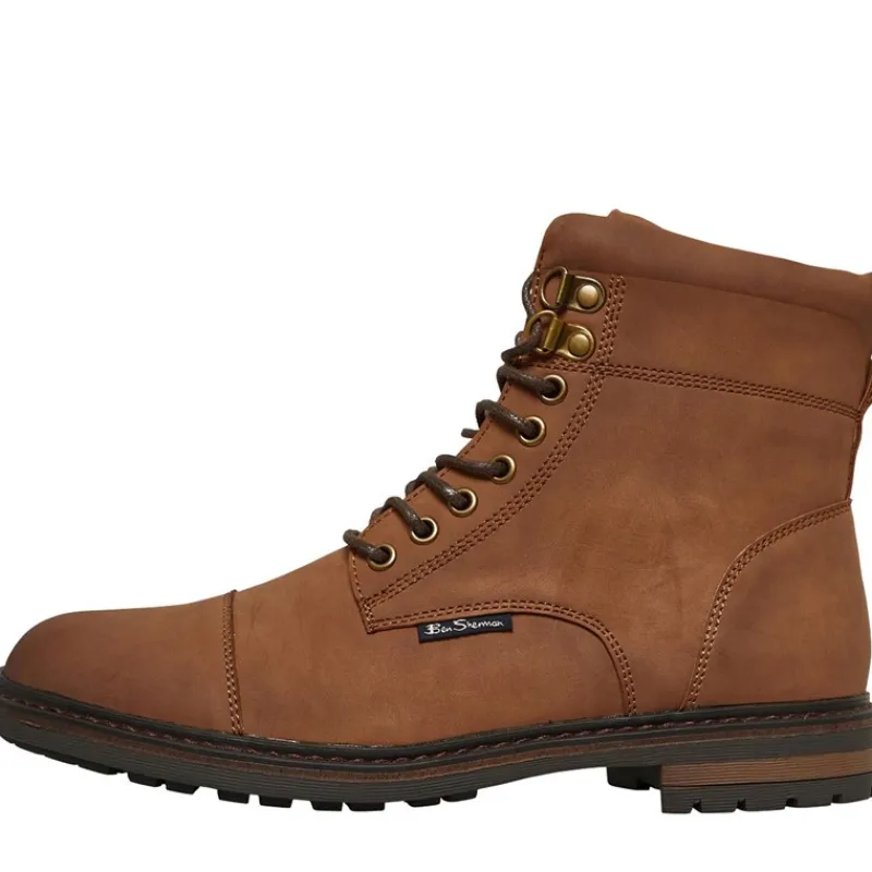 Best Herre Bonneville Brogue Støvler Karamel Støvler|Støvler