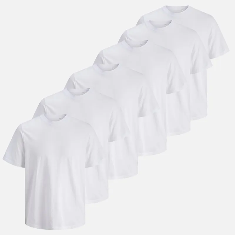 Outlet Herre Breeze Standard Seks Pakke T-Shirts T-Shirts, Poloer Og Skjorter·Multipakker|Multipakker·T-Shirts Og Undertrøjer