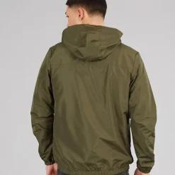 Outlet Herre Callum Anorak Jakke Khaki Træning|Jakker Og Frakker