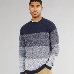 Outlet Herre Cameron Rundhals Trøje Blå Trøjer Og Cardigans·Trøjer