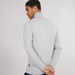 Hot Herre Cash 1 /​ 2 Zip Jumper Lys Grå Mel Trøjer Og Cardigans·Trøjer