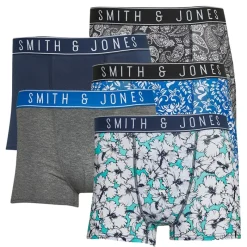 Clearance Herre Cayu Fem Pak Boxere Assorteret Multipakker·Undertøj|Undertøj, Sokker Og Nattøj·Boxer Shorts