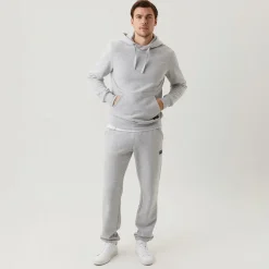 Outlet Herre Centre Hættetrøje Lysegrå Melange Hættetrøjer Og Sweatshirts·Hættetrøjer