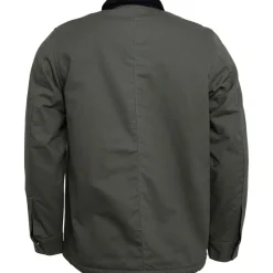 New Herre Clemens Sherpaforet Twill Arbejdsjakke Khaki Jakker Og Frakker·Lette Jakker|Jakker Og Frakker·Jakker Og Frakker