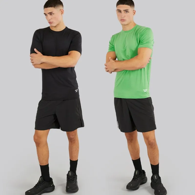 Hot Herre Clyde Performance To Pak T-Shirts Sort/Upgrade Grøn Træning|T-Shirts Og Undertrøjer