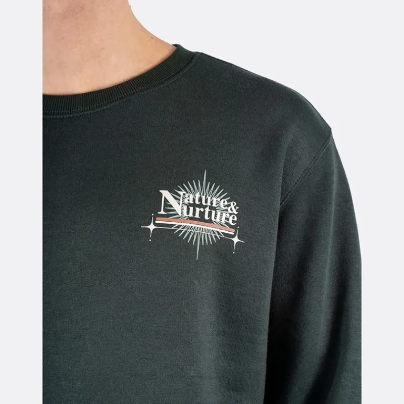 Best Herre Colin Print Sweatshirt Dybt Grøn Hættetrøjer Og Sweatshirts·Sweatshirts