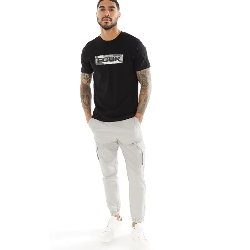 Hot Herre Combat Tech Cargo Bukser Lysegrå Jeans Og Bukser·Cargobukser|Jeans Og Bukser·Bukser