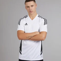 Best Herre Condivo 22 T-shirt Hvid/Sort Træning|T-Shirts Og Undertrøjer