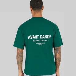 Clearance Herre Creative T-Shirt Smaragd T-Shirts, Poloer Og Skjorter·T-Shirts Og Undertrøjer
