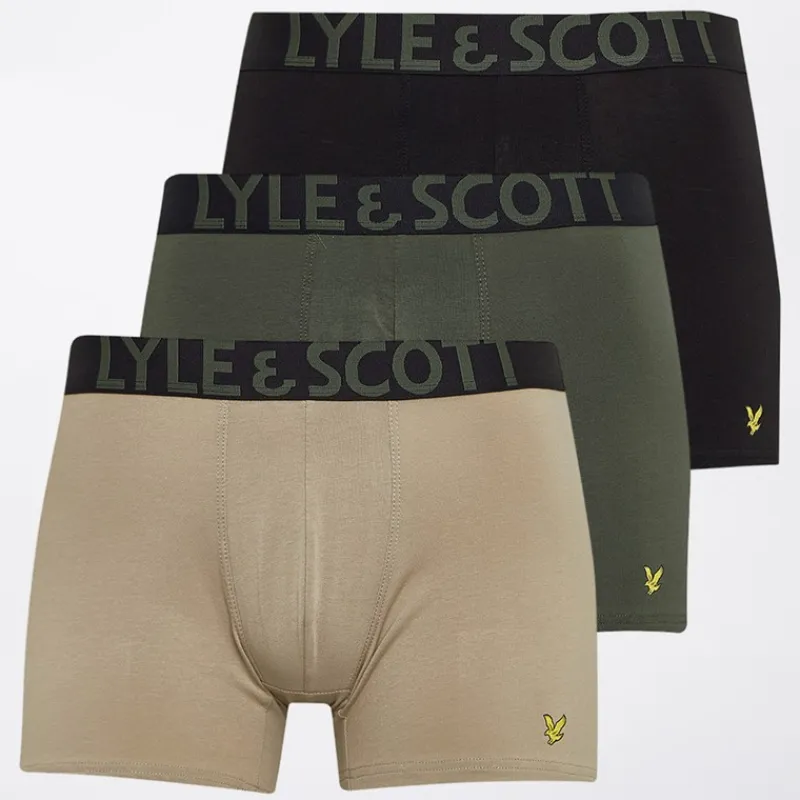 Best Herre Daniel Tre Pak Shorts Sølv salvie/Klatre efeu/Sort Multipakker·Undertøj|Undertøj, Sokker Og Nattøj·Boxer Shorts