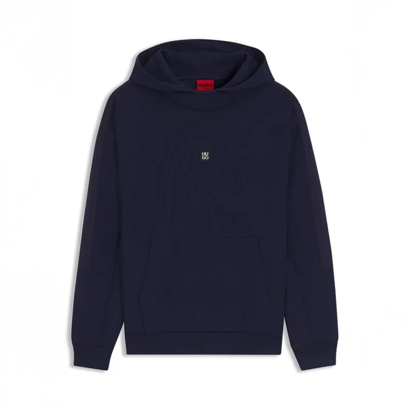 Online Herre Danovohood Hoodie Dark Blue Hættetrøjer Og Sweatshirts·Hættetrøjer