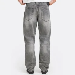 Discount Herre Denim Jeans Grå Denim Jeans Og Bukser·Jeans Med Lige Ben|Jeans Og Bukser·Jeans