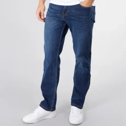 Online Herre Detendu Afslappet Pasform Jeans Mørk Vask Jeans Og Bukser·Jeans