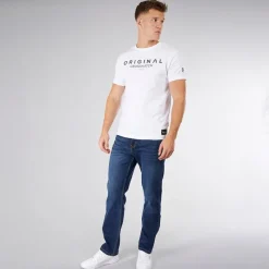 Online Herre Detendu Afslappet Pasform Jeans Mørk Vask Jeans Og Bukser·Jeans