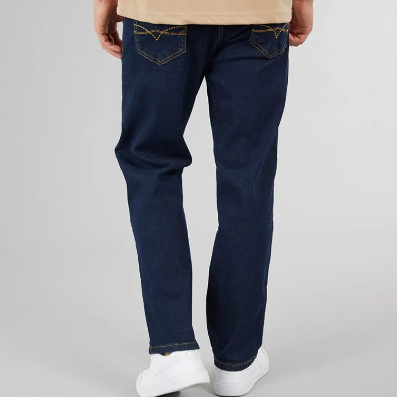 Clearance Herre Detendu Relaxed Fit Jeans Rå Jeans Og Bukser·Jeans