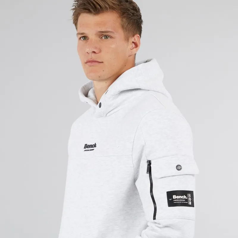 New Herre Dimora Utility Hættetrøje Lysegrå Melering Hættetrøjer Og Sweatshirts·Hættetrøjer