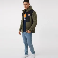 Online Herre Drago Fleecejakke med hætte Khaki Jakker Og Frakker|Hættetrøjer Og Sweatshirts·Fleecetøj