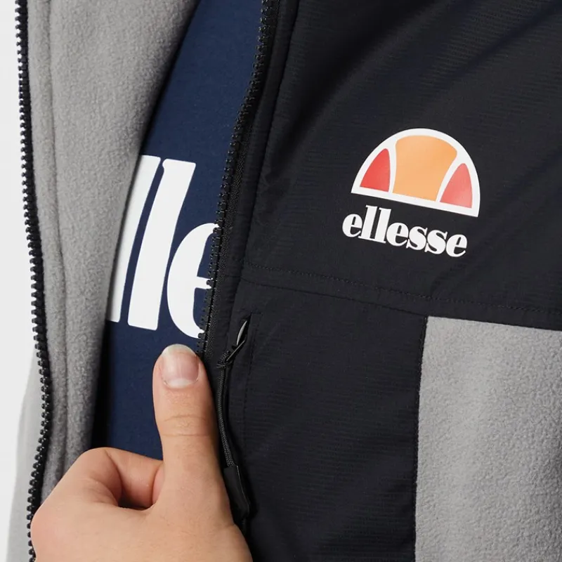 Outlet Herre Drago Fleecejakke med hætte Lysegrå Jakker Og Frakker|Hættetrøjer Og Sweatshirts·Fleecetøj
