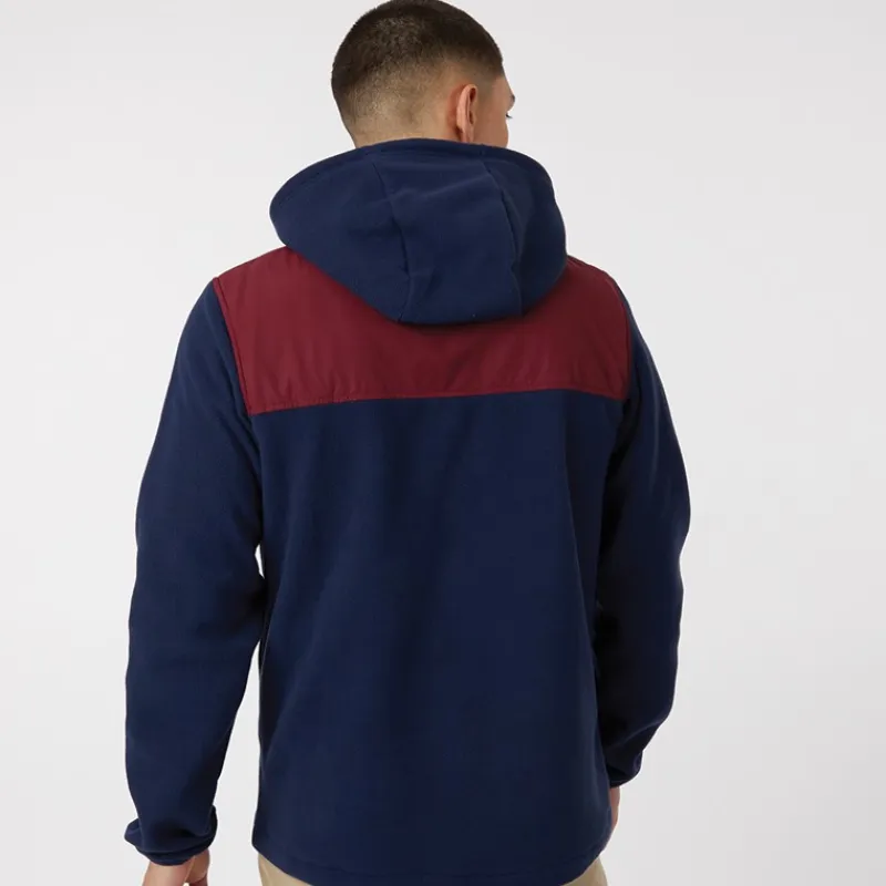 New Herre Drago Fleecejakke med hætte Blå Jakker Og Frakker|Hættetrøjer Og Sweatshirts·Fleecetøj