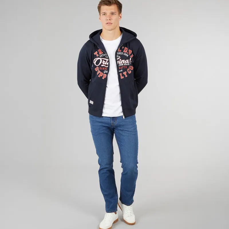Herre Draker Straight Jeans Mellem Vask Jeans Og Bukser·Jeans Med Lige Ben|Jeans Og Bukser·Jeans