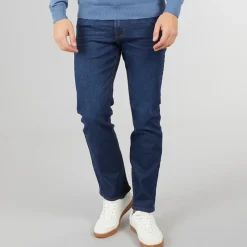 Online Herre Draker Straight Jeans Mørk Vask Jeans Og Bukser·Jeans Med Lige Ben|Jeans Og Bukser·Jeans
